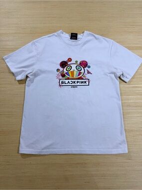 BLACKPINK x Takashi Murakami Flower Garden Panda Tee White XS